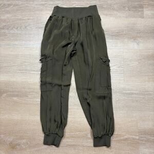 Cinq a Sept Giles Cargo Jogger Women’s M Color Green